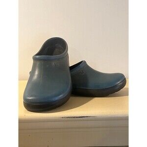 Sloggers Women's Premium Garden Clogs lake blue Size 8